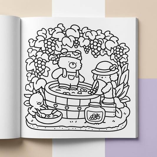 Comfy Days Coloring Book