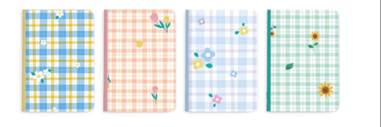 Gingham Notebook