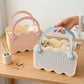 Gingham Storage Basket