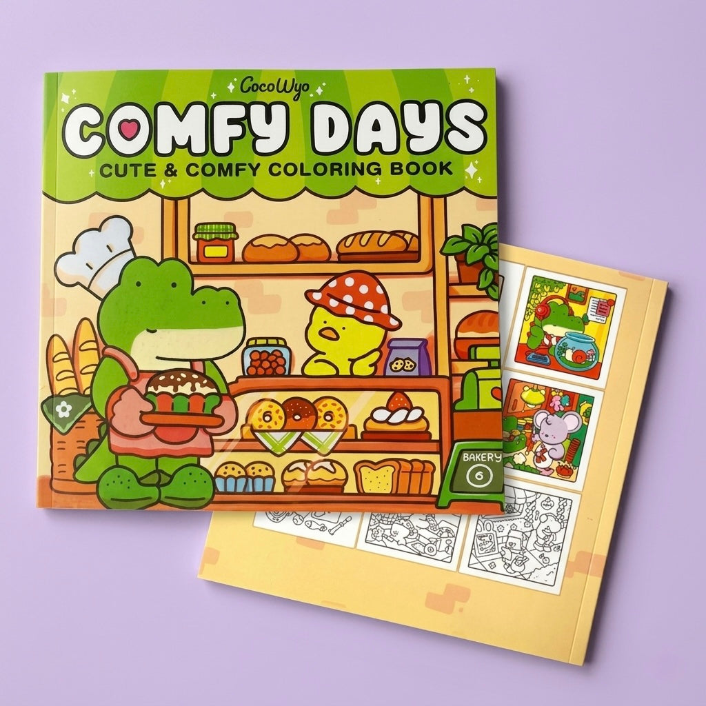 Comfy Days Coloring Book