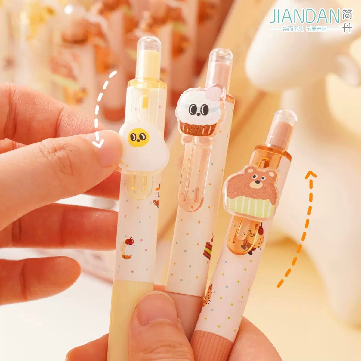 Cheese Friends Erasable Gel Pen