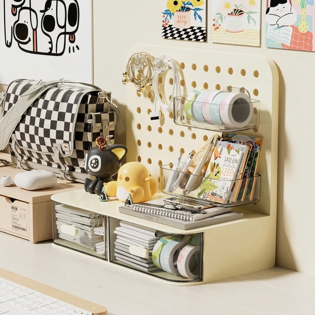 Pegboard Desk Organizer
