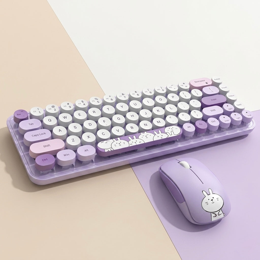 Kawaii Candy Keyboard Set