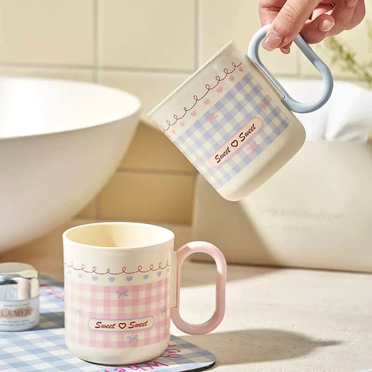 Gingham Pen Holder