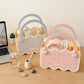 Gingham Storage Basket