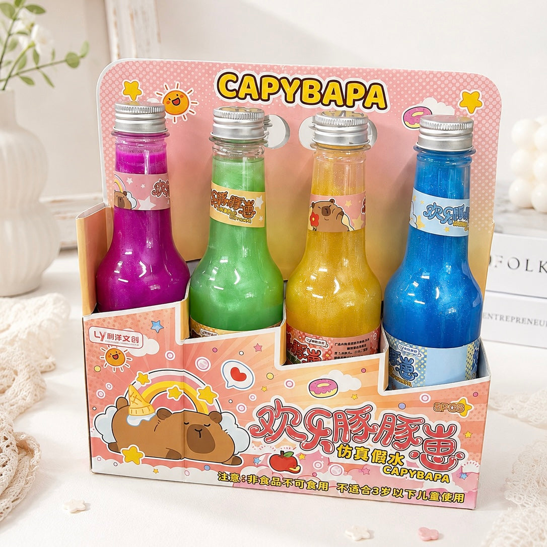 Capybara Slime Bottle