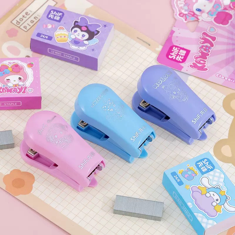 Kawaii Mini Stapler Set