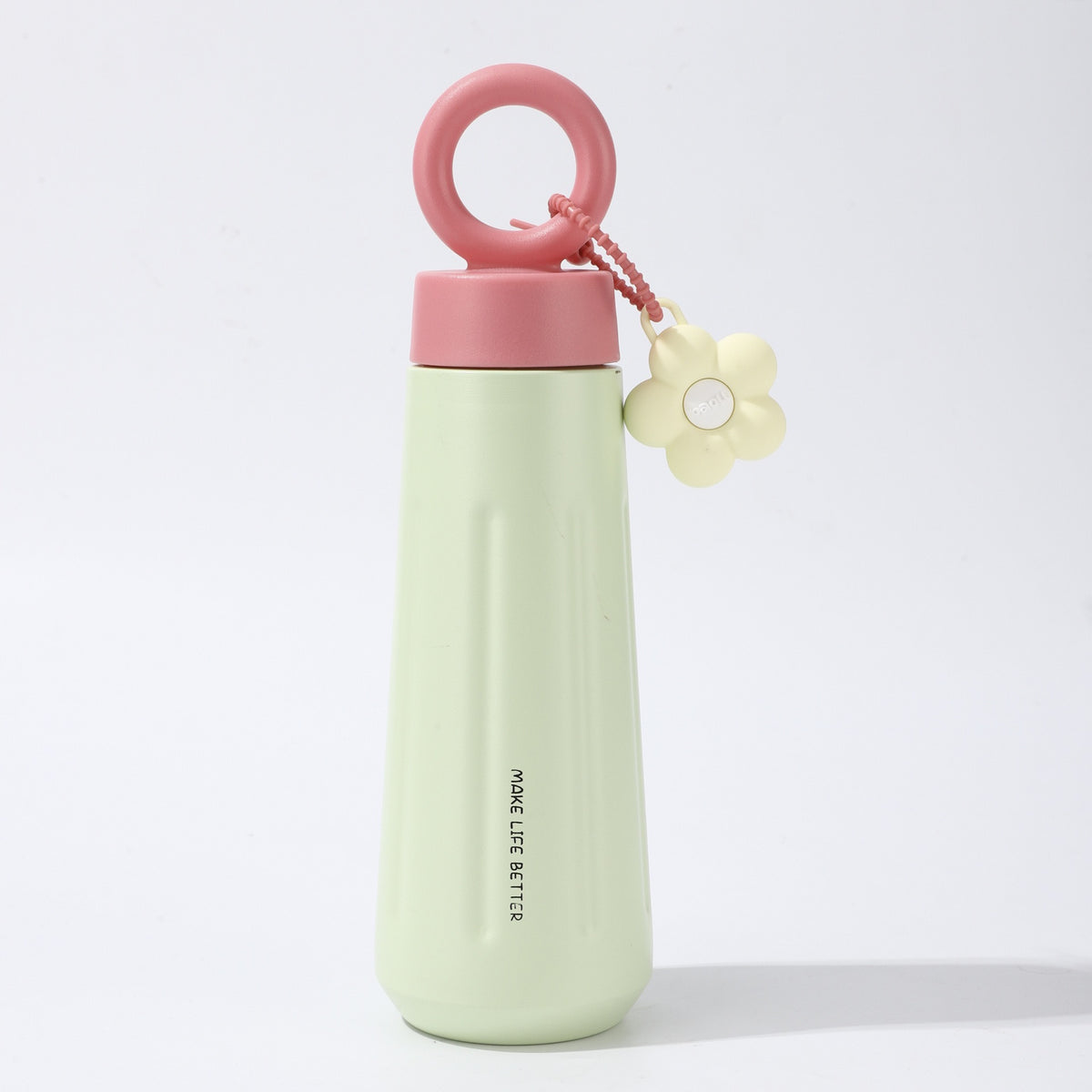 Kawaii Tumbler With Flower Charm