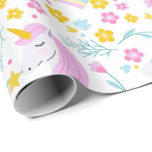 Unicorn Wrapping Sheet 5pcs Set