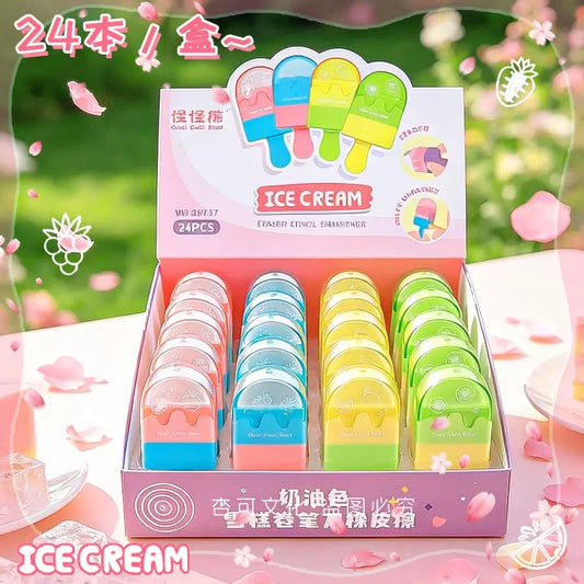 Ice Cream Eraser & Sharpener