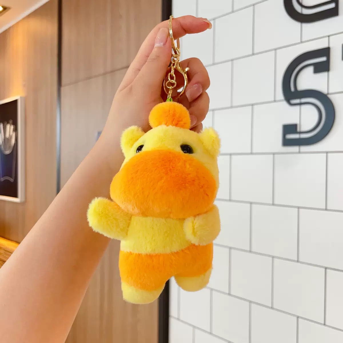 Capybara Lulu Plush Keychain