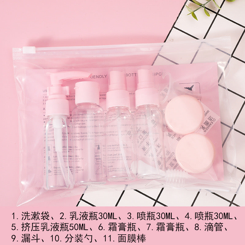 Travel Cosmetic Bottle Kit