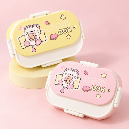 Kawaii Kitty Lunch Box