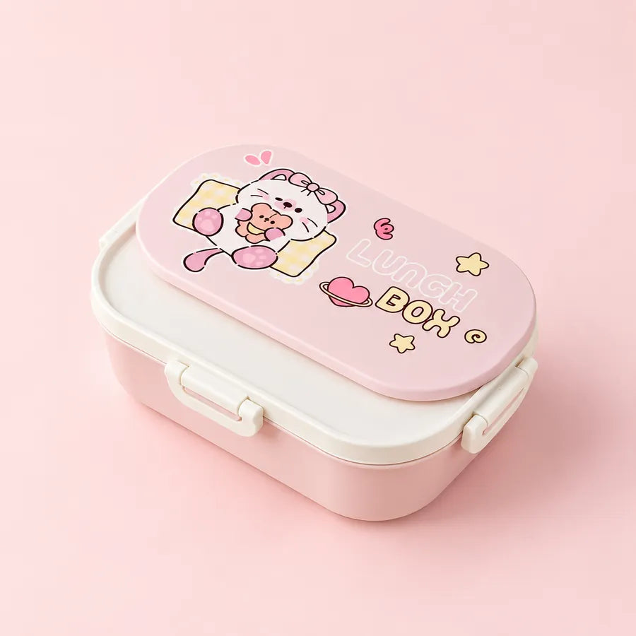 Kawaii Kitty Lunch Box