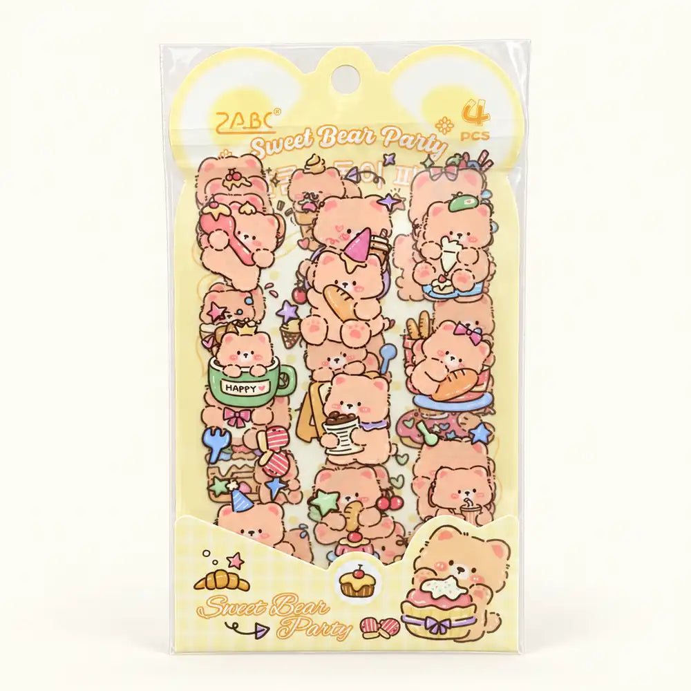 Fluffy Bear Daily Sticker