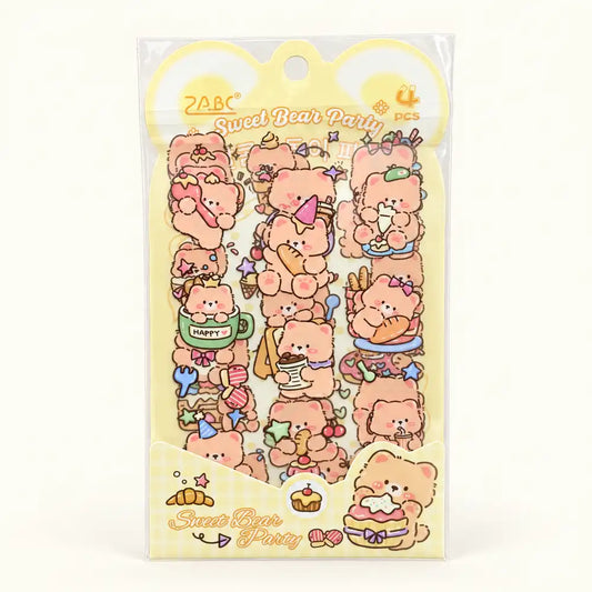 Fluffy Bear Daily Sticker