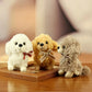 Fluffy Puppy Plush Keychain
