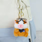 Cool Hamster Plush Keychain