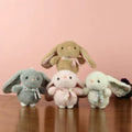 Floppy Ear Bunny Plush Keychain