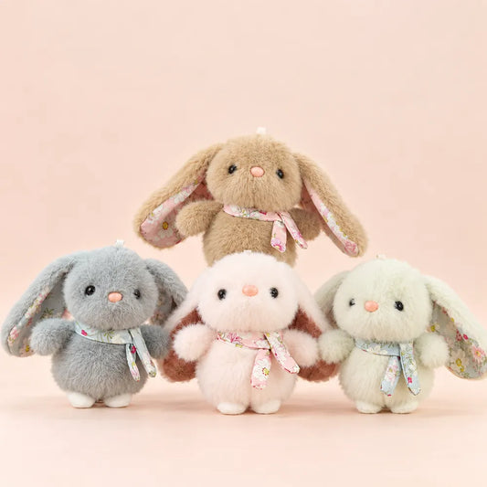 Floppy Ear Bunny Plush Keychain