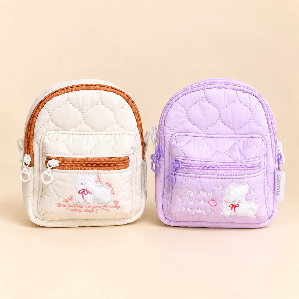 Kawaii Quilted Mini Sling Bag