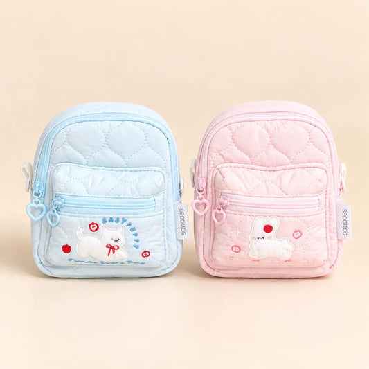Kawaii Quilted Mini Sling Bag