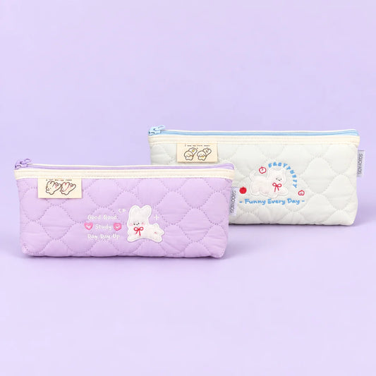 Bunny Quilt Pencil Case