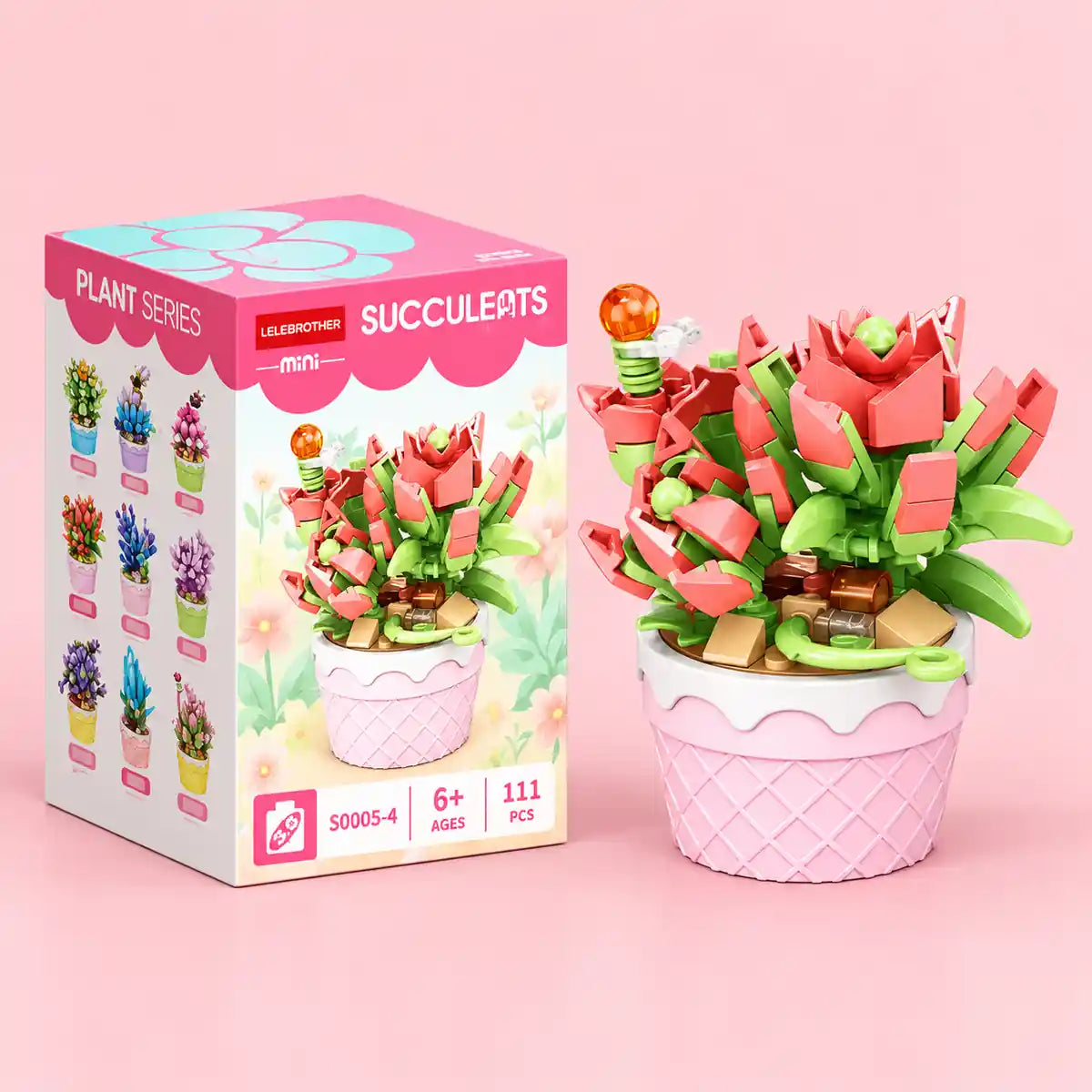 Blooming Succulent Lego