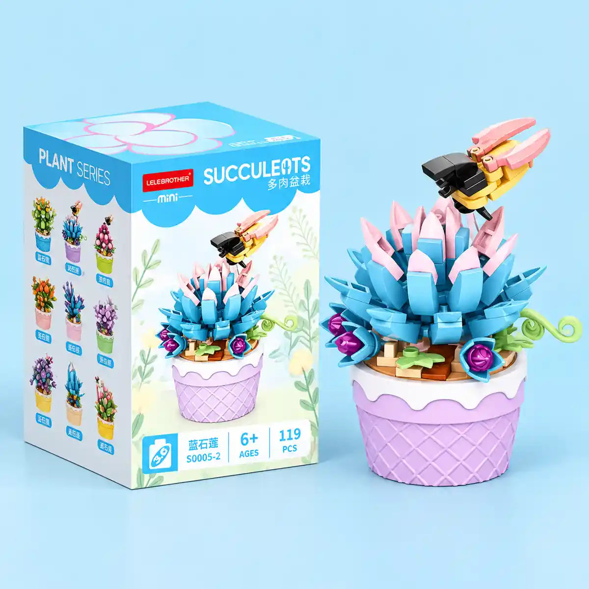 Blooming Succulent Lego