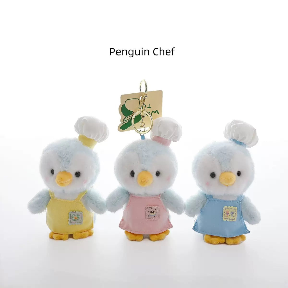 Penguin Chef Plush keychain