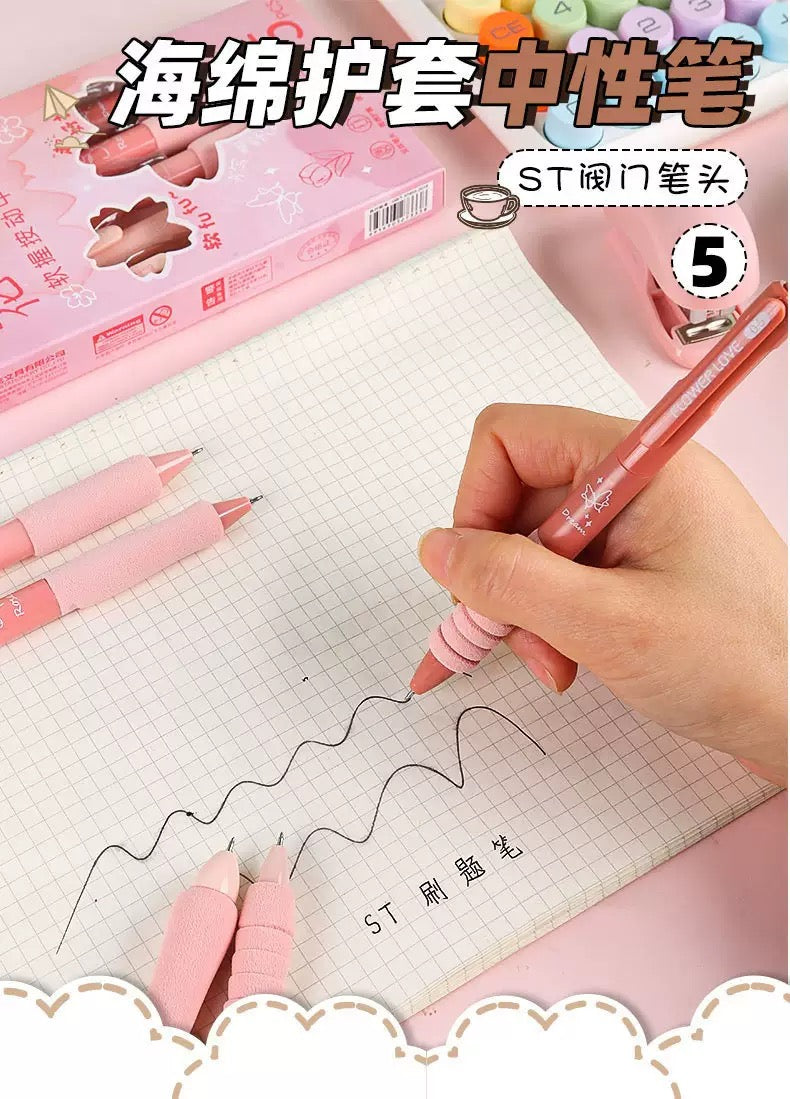 Flower Gel Pen Set