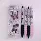 Grey Rose Butterfly Pen Set
