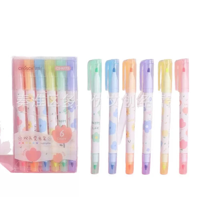 Happy Life Dual-Tip Highlighter