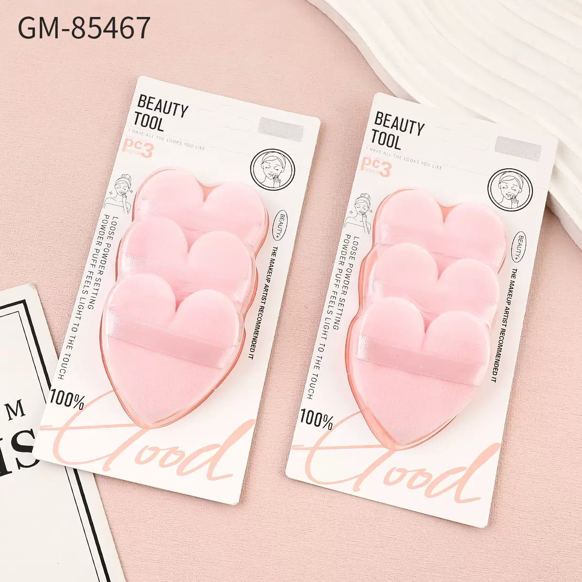 Heart makeup Puffs
