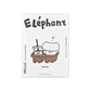 Kawaii Elephant Notebook