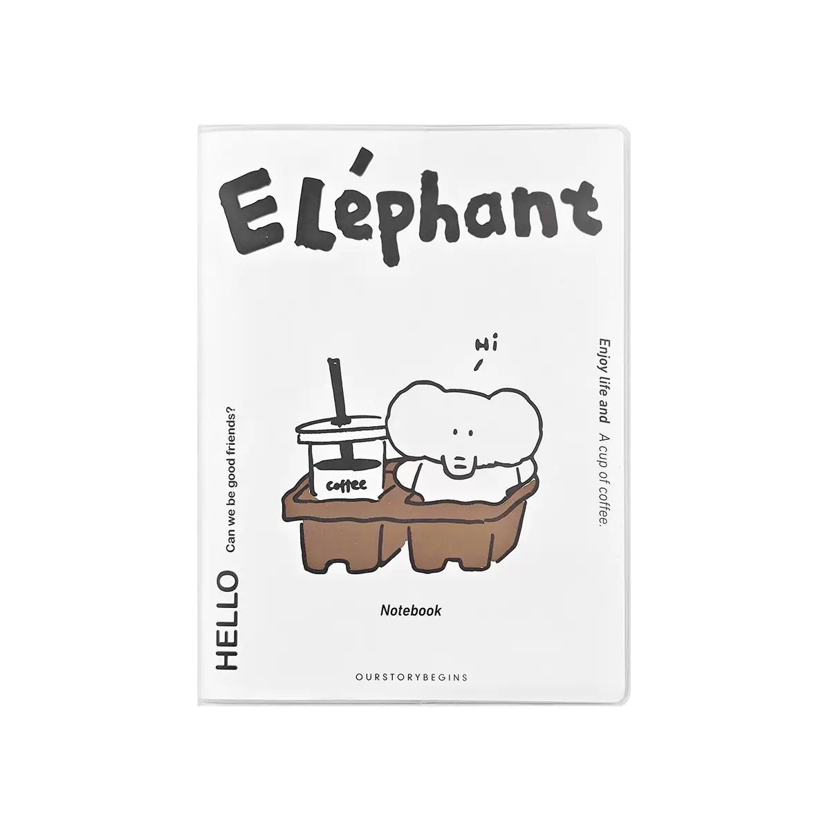 Kawaii Elephant Notebook