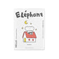 Kawaii Elephant Notebook