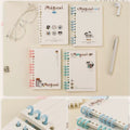 Minimalist Kitten Binder Notbook