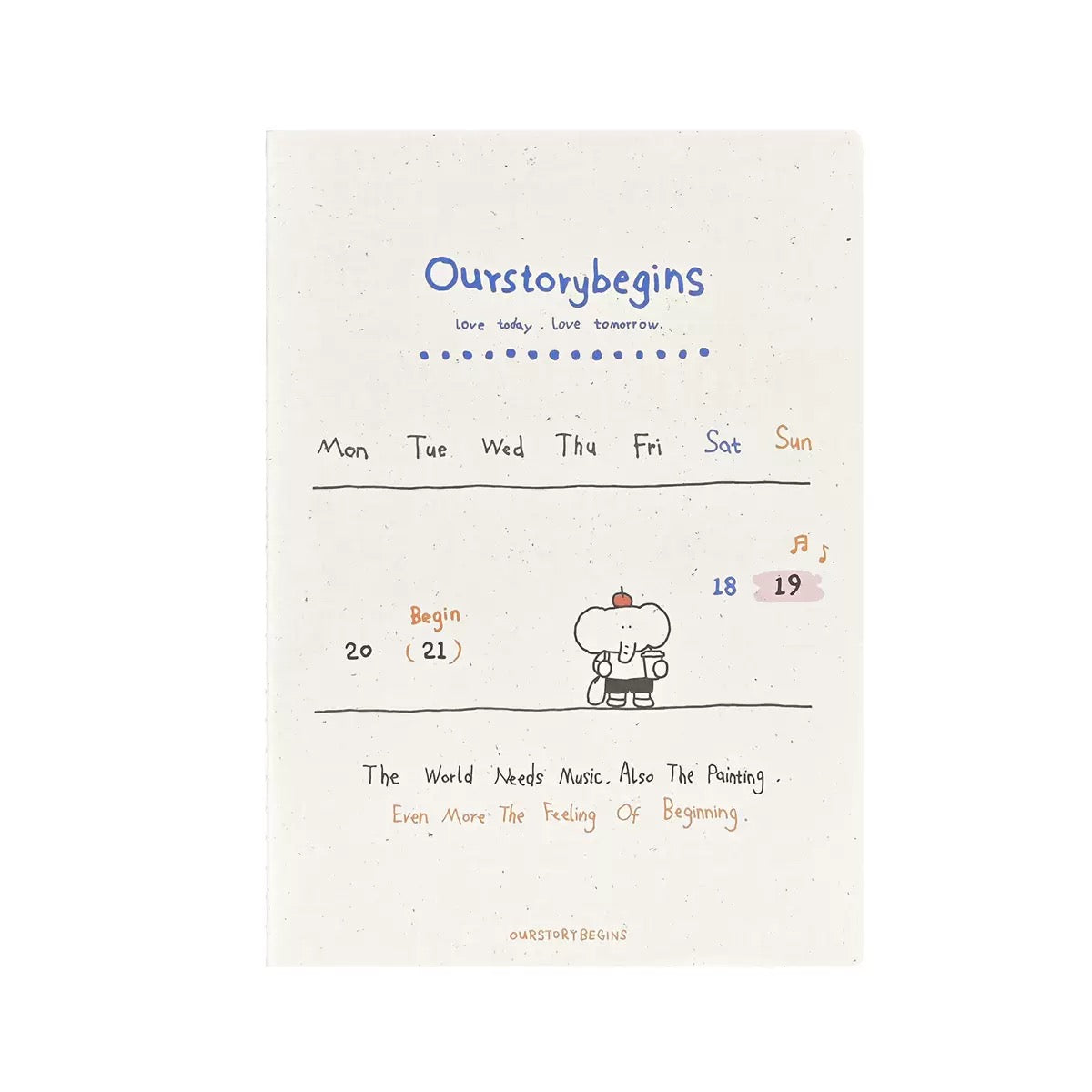 Our Story Elephant Notbook