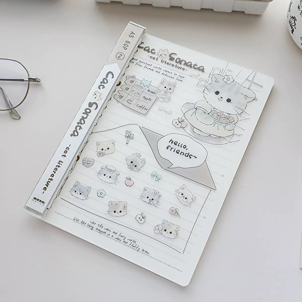 Kitty Sonata Binder Diary