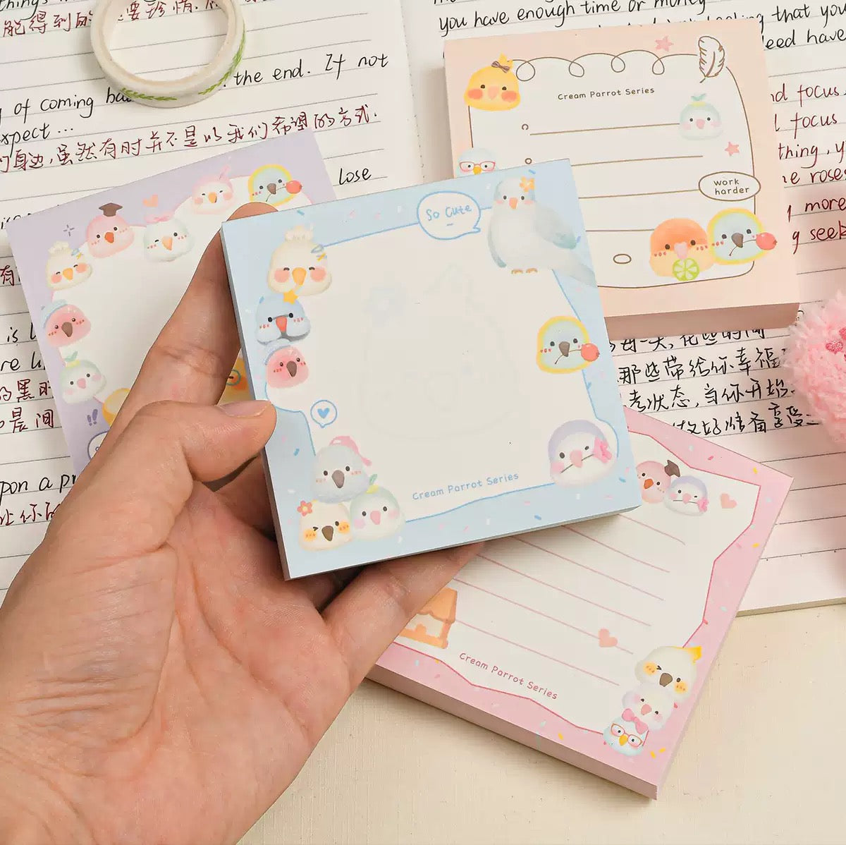 Cute Parrot sticky note