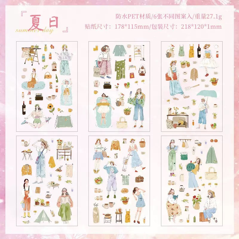 Girly Life Deco Sticker