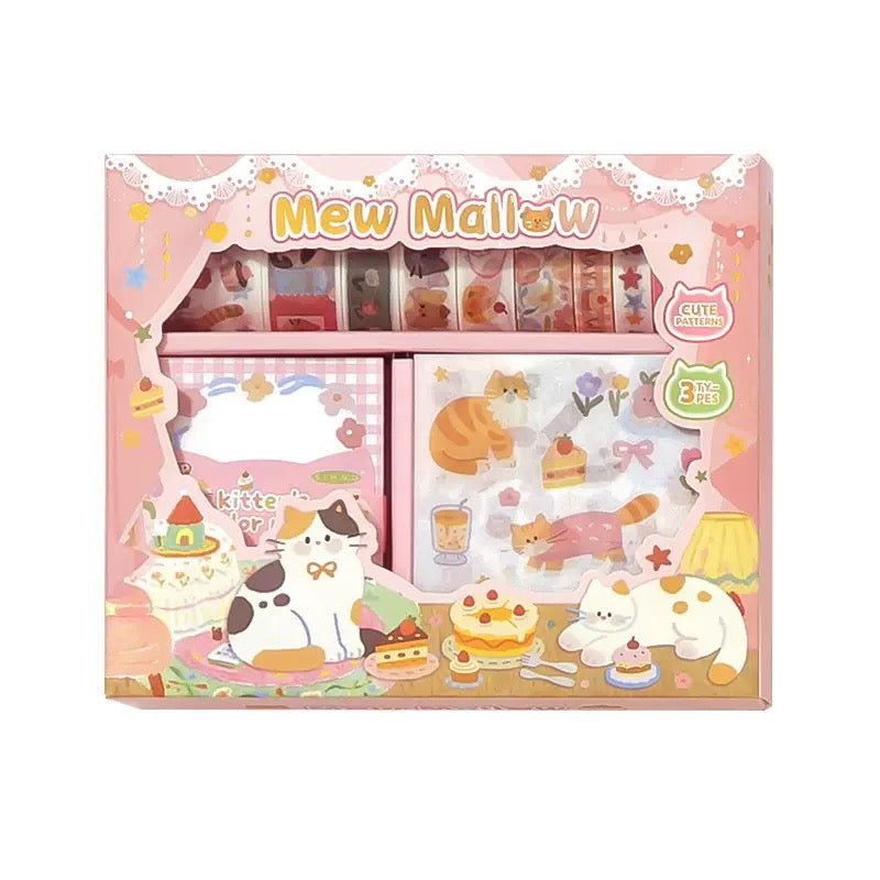 Kitty Cottage Stationary Box