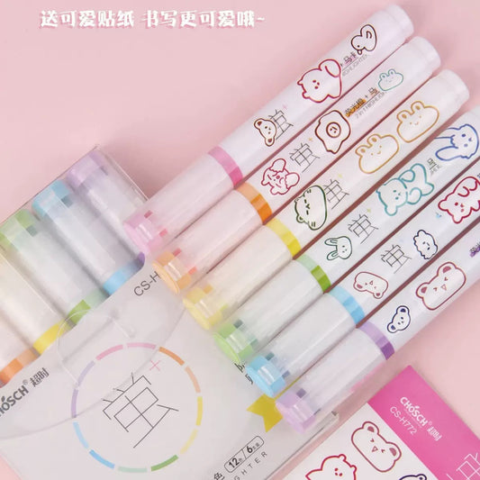 Premium Macaron Color Highlighter