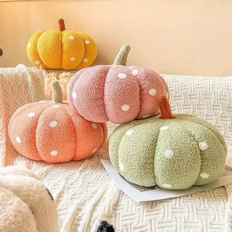 Polka Pumpkin plushy