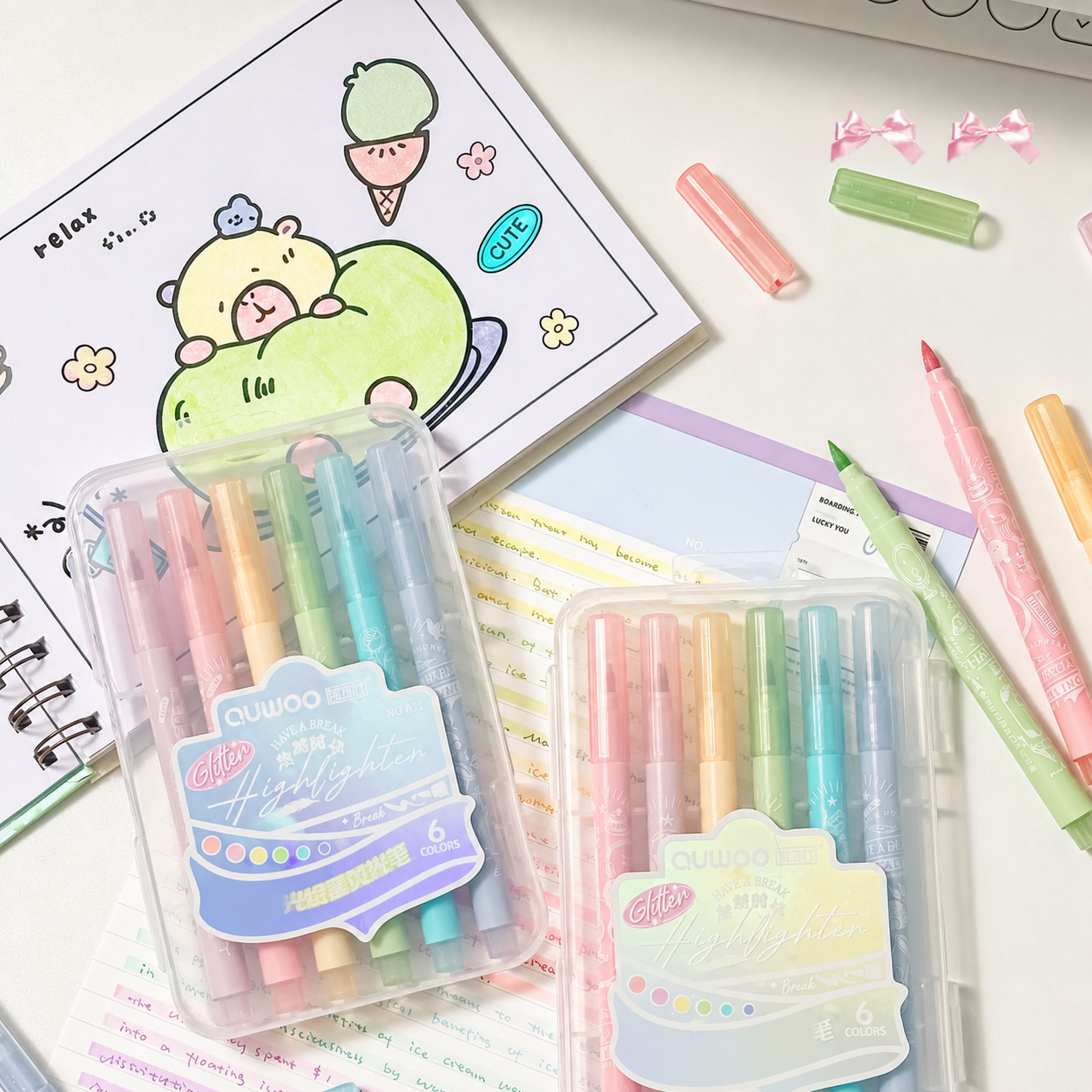 Kawaii Glitter Highlighter