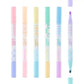 Dual Tip Plaid Fluorescent highlighter