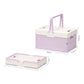 Foldable storage crate
