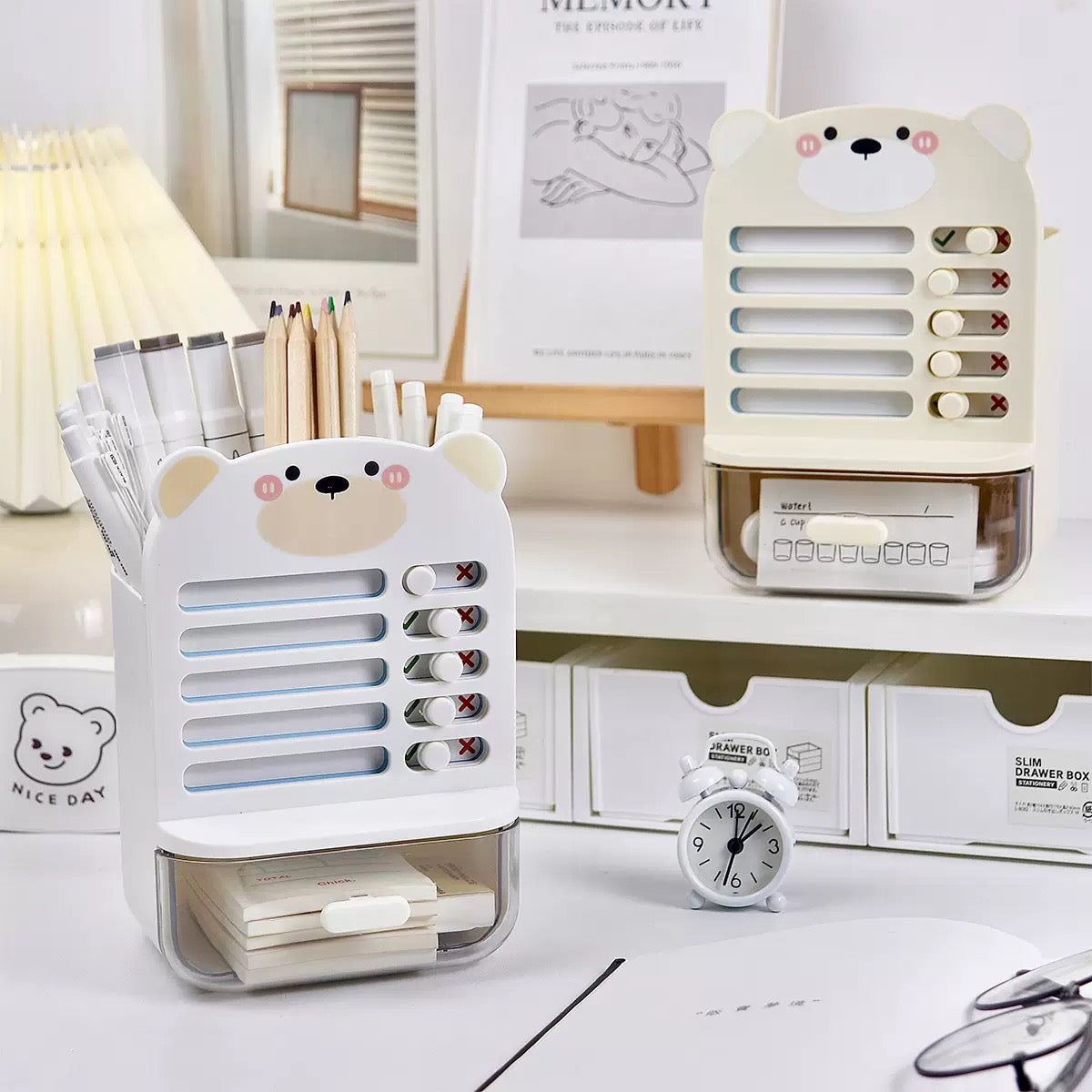 Cloud Bear desk organizer