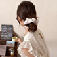 Ruffled Gauze Scrunchies